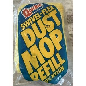 Quickie Swivel-Flex Dust‎ Mop Refill #0654 Type D New Sealed NIP USA